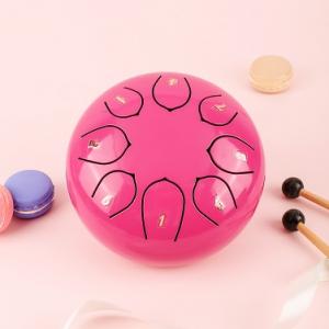 Fast transaction Alifero supply 6 inches 8 notes pink steel tongue drum