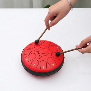Alifero Hot Sale 6 Inches 11 Notes Steel Tongue Drum Children Music Educational Toys & Kid Gift