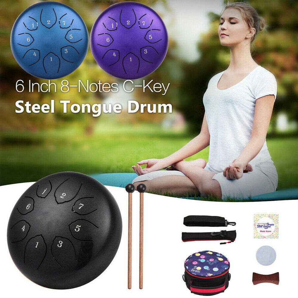 Alifero Hot Style 6 Inch 8 note Tongue Drum For Sale 