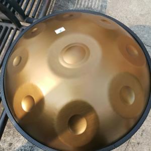 Alifero handpan drum Gold 22 inch 9 notes d minor scale with gift set 